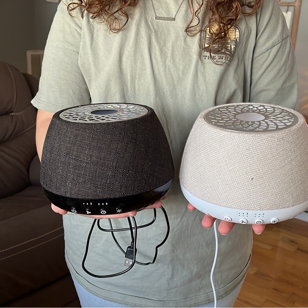 Scentsy Black and Cream Aroma Diffusers